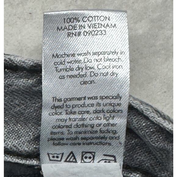 Pacsun Carpenter Pants Jeans Hi Rise Size 25 Two Tone Raw Hem 100% Cotton - Picture 11 of 11